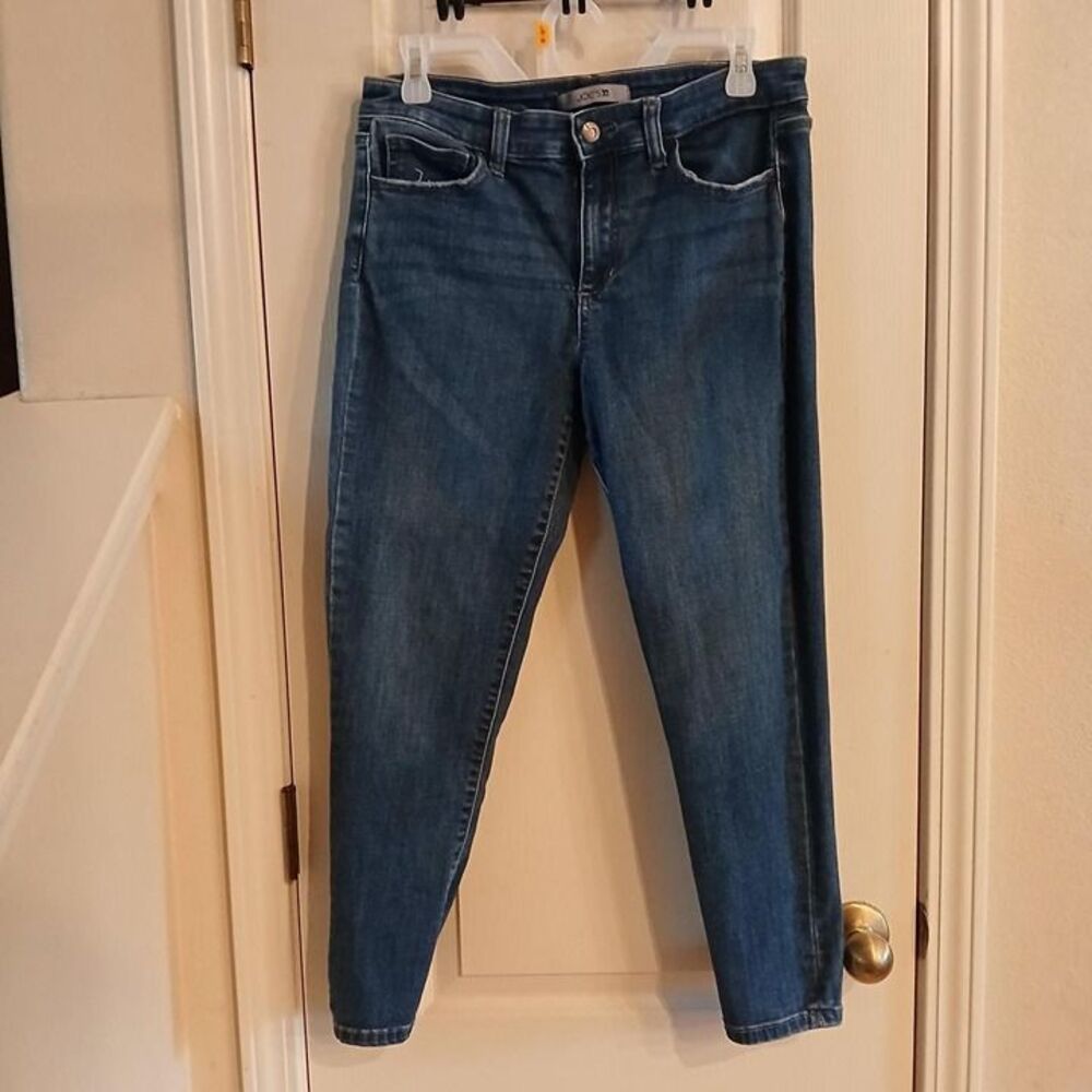 Joe's Jeans blue skinny stretch jeans 31 basic classic capsule wardrobe staple